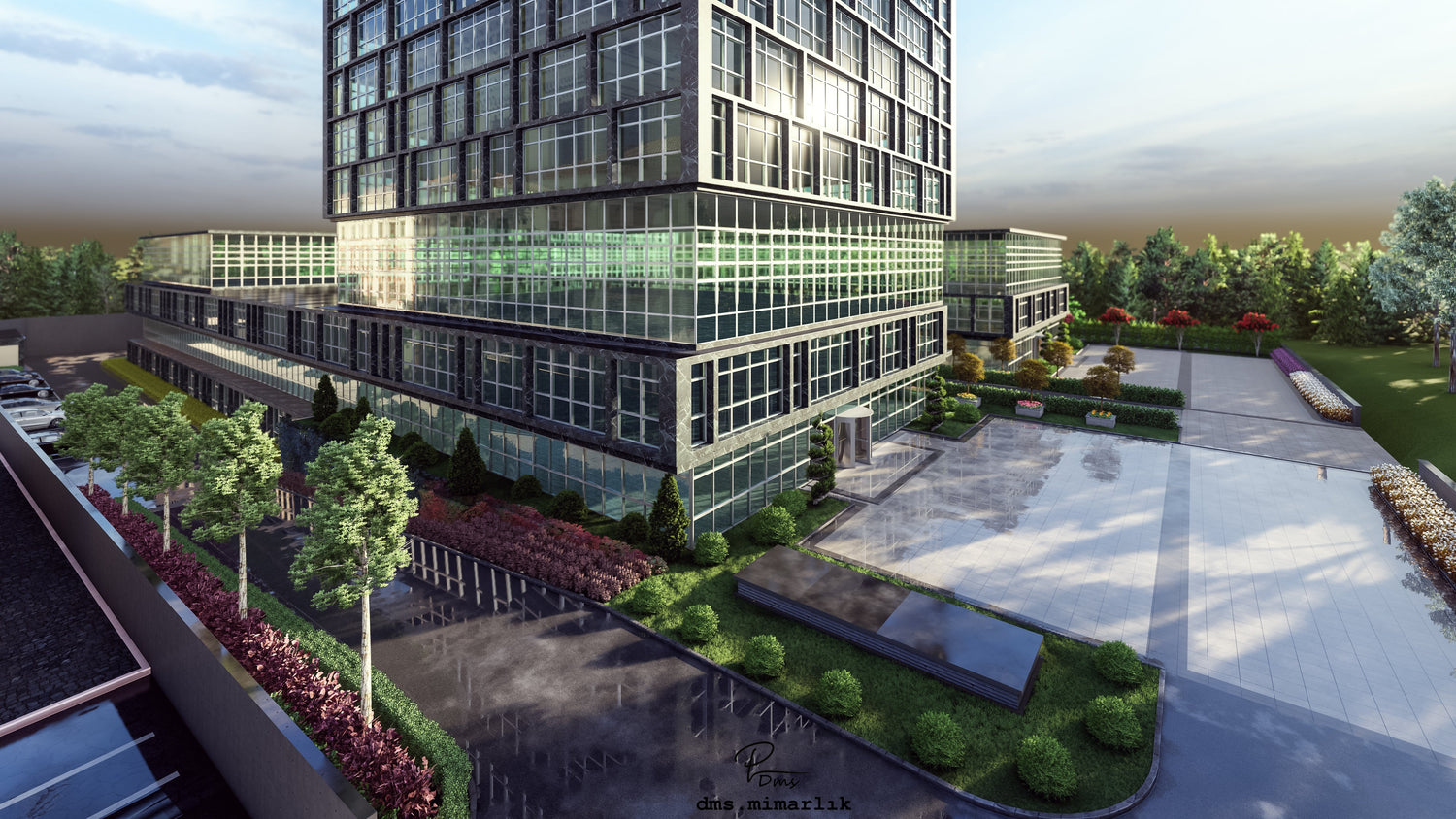 YENİBOSNA SİMETRİ BİNASI 3D GÖRSELLEŞTİRME